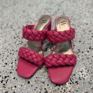 Woven Pink Women's Sandals